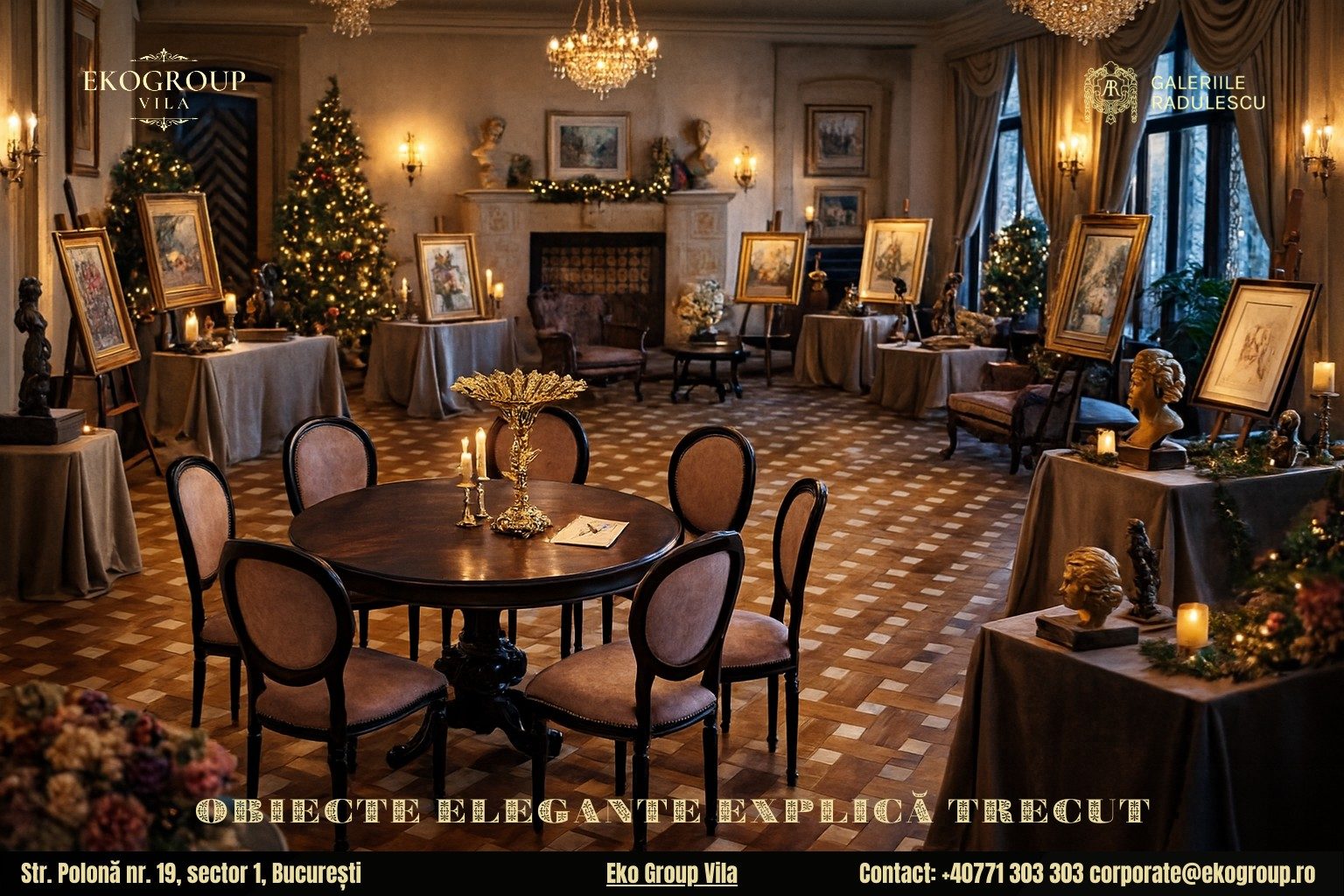 Istoria Crăciunului redescoperită în eleganța anilor ’30 la Eko Group Vila 2 Istoria Crăciunului redescoperită în eleganța anilor ’30 la Eko Group Vila