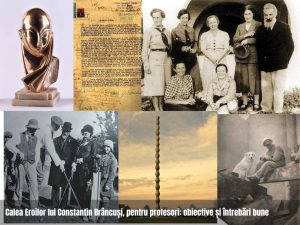 Calea Eroilor lui Constantin Brâncuși, pentru profesori: obiective și întrebări bune